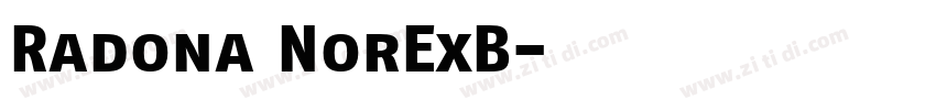Radona NorExB字体转换